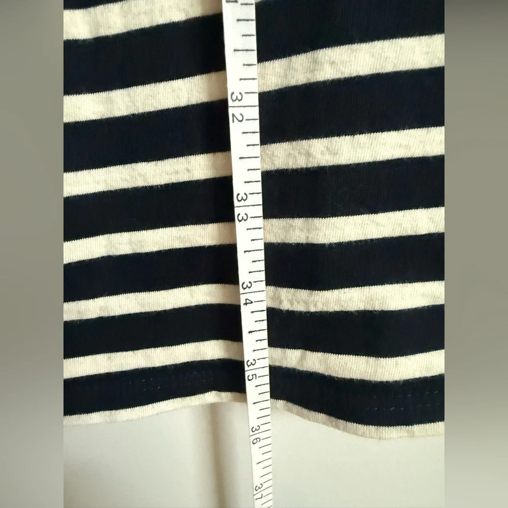 KULE Tee Dress Navy White Stripes Small - Picture 10 of 10